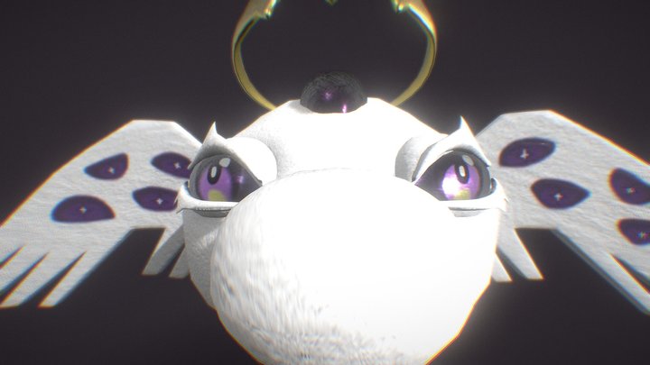 Angel Dragon 3D Model