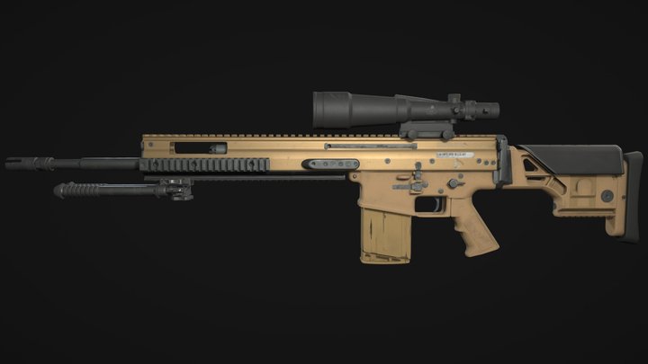 Scar-H MK20 3D Model