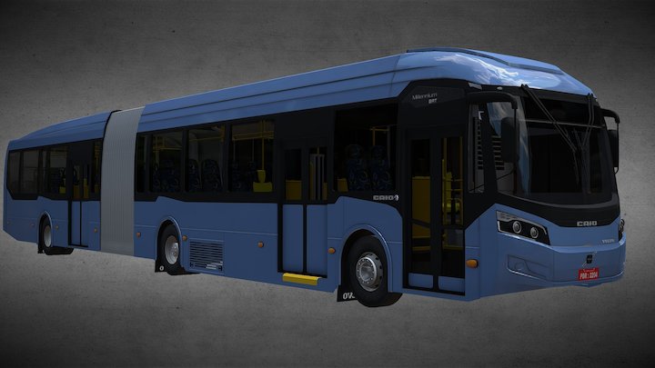 Caio Millennium BRT 2017 - Volvo B340M 3D Model