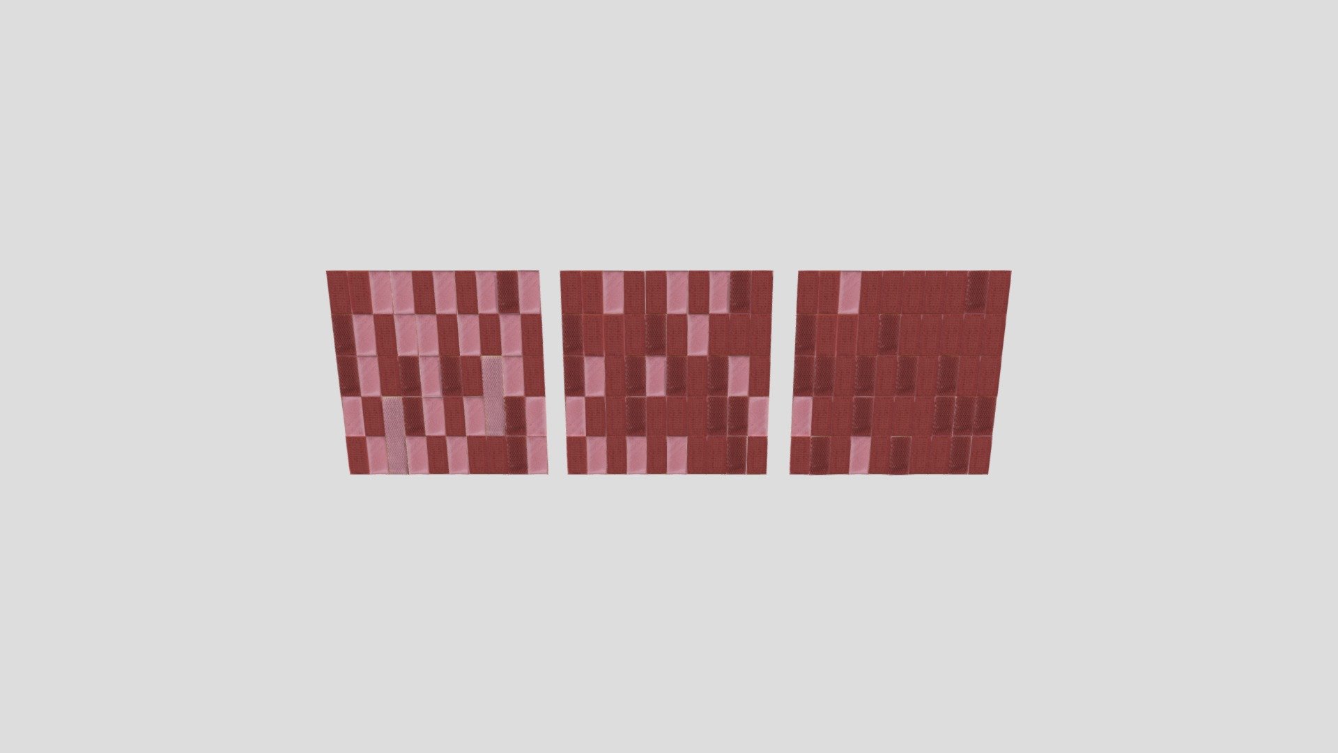 Red Grad Mesh 3D Scan