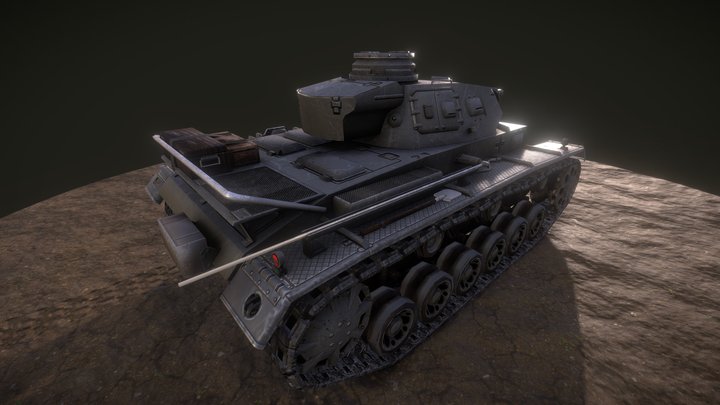 Pz.III Ausf. G 3D Model