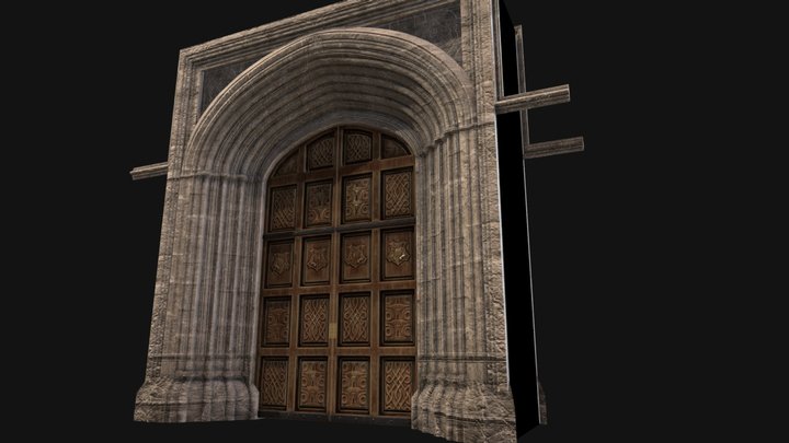 Great Hall Doorway 3D Model