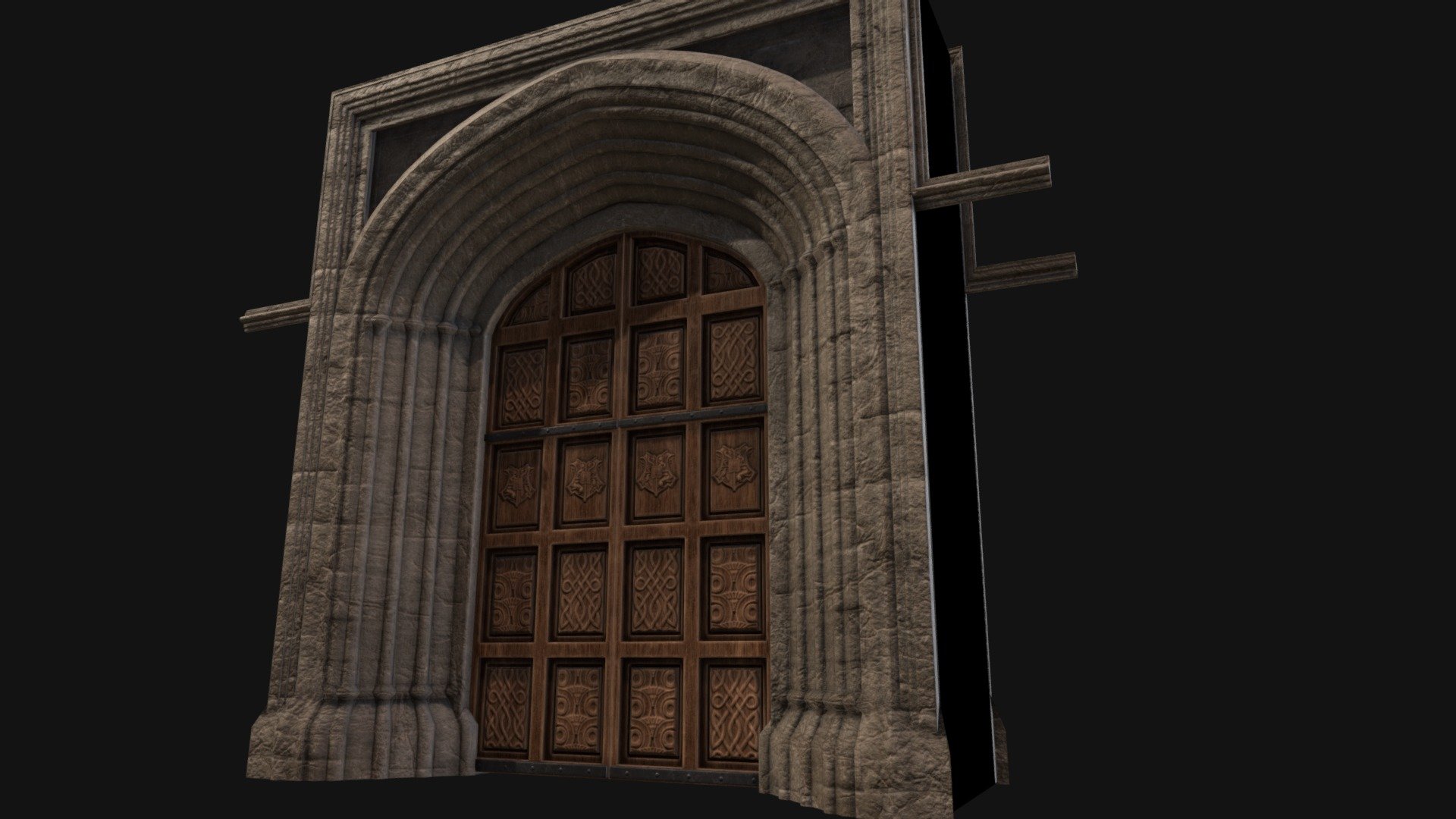 Great Hall Doorway - 3D model by Robert Holtby (@robholtby) [aee686c ...