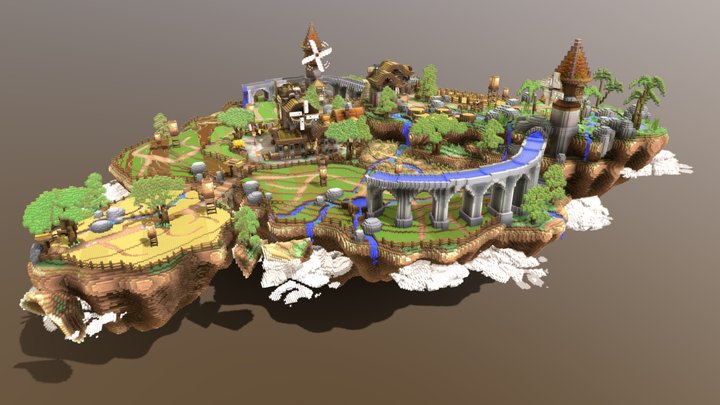Harvestglow Fields 3D Model