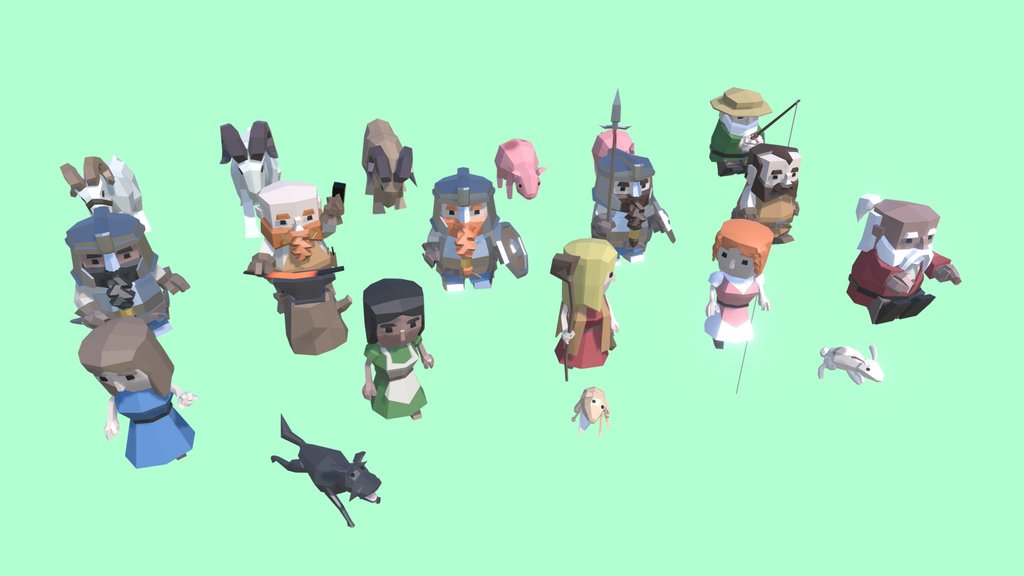 Low Poly Characters