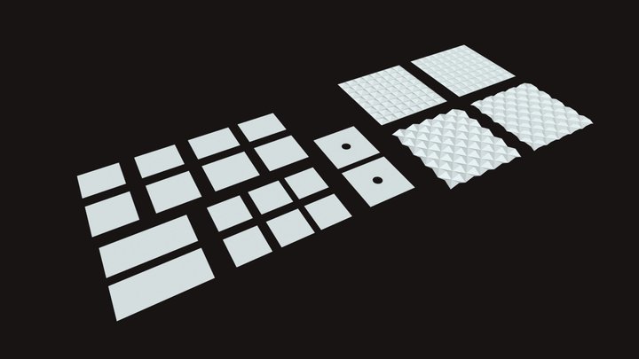 Topology Templates - Quads are fun! 3D Model