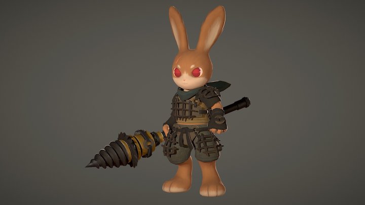 Rabbit  The Digger 3D Model