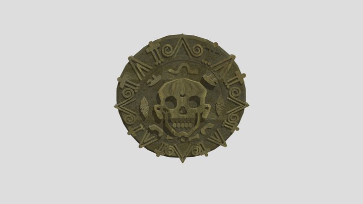 Pirates of the Caribbean Medallion – 3D Prop
