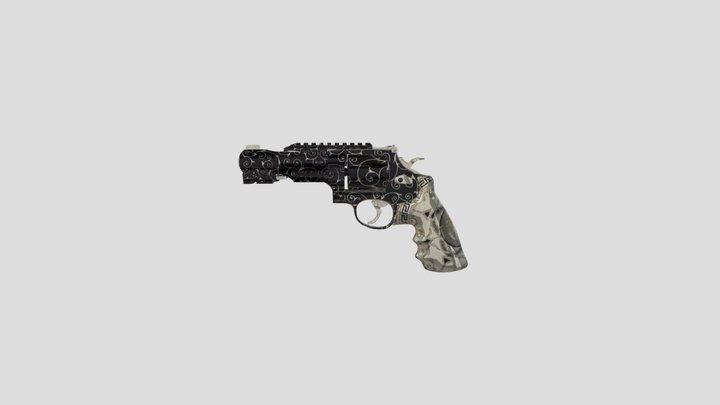 r8-revolver-csgo_Versace 3D Model