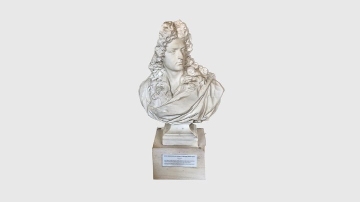 Bust, Jean-François Regnard 3D Model
