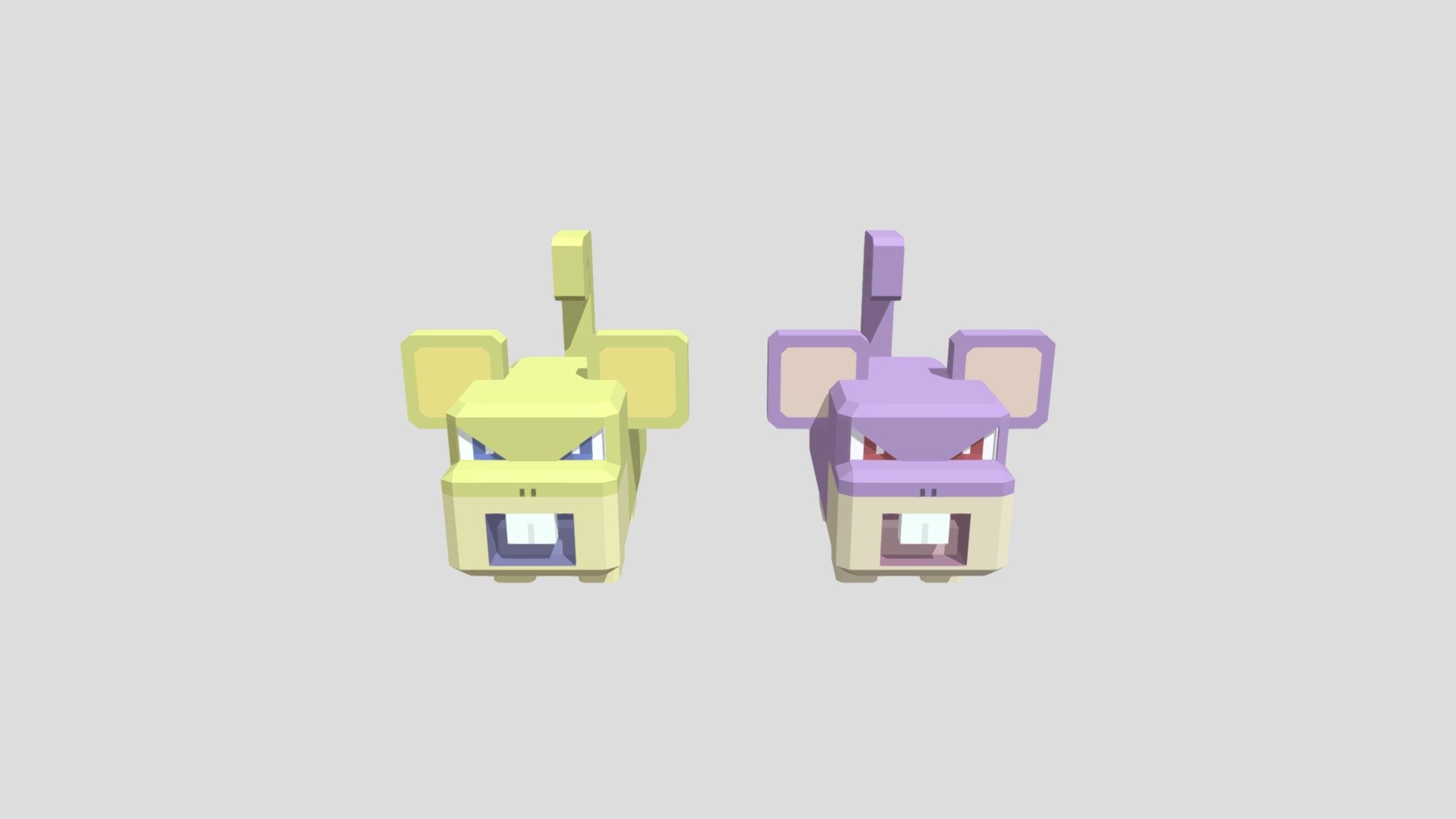 #019 Rattata - Download Free 3D model by Eire [aeeb679] - Sketchfab