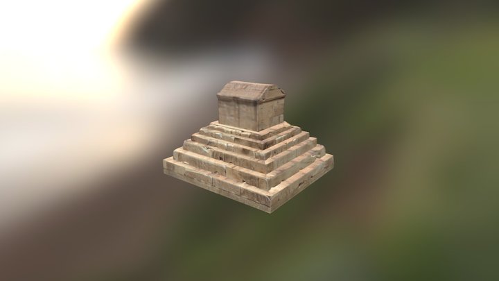 Tomb of Cyrus 3D Model