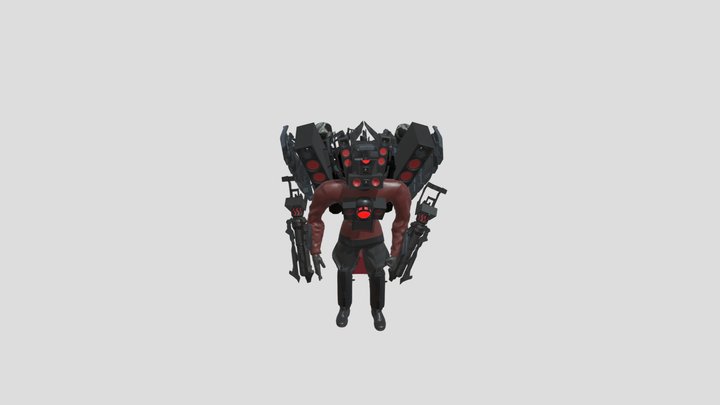 Upgraded titan speakerman 3D Model