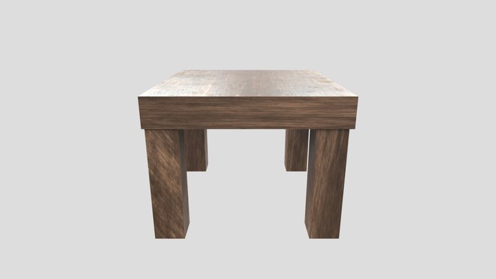 Square table 3D Model
