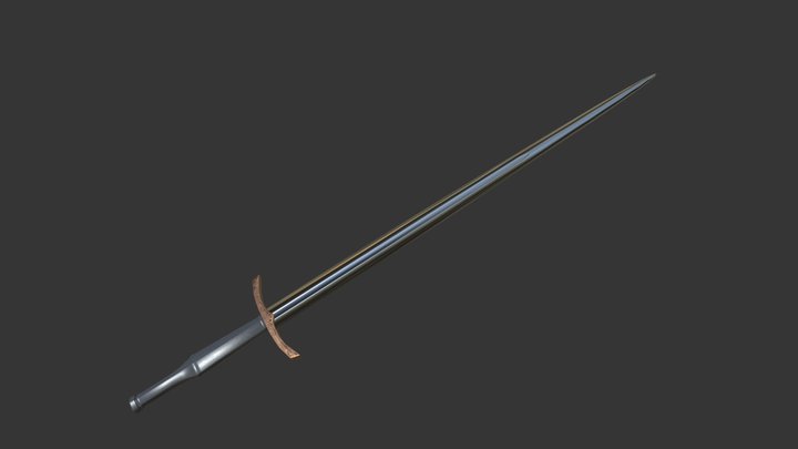 Norse Sword - Lowpoly PBR 3D Model