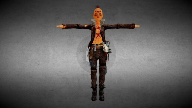 Huntress 3D Model