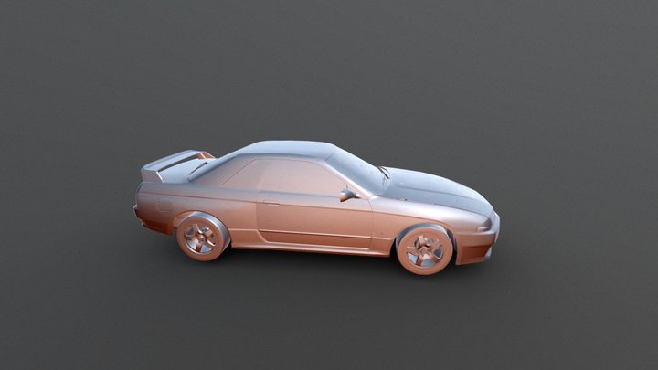 nissan skyline r32 gtr 3D Model