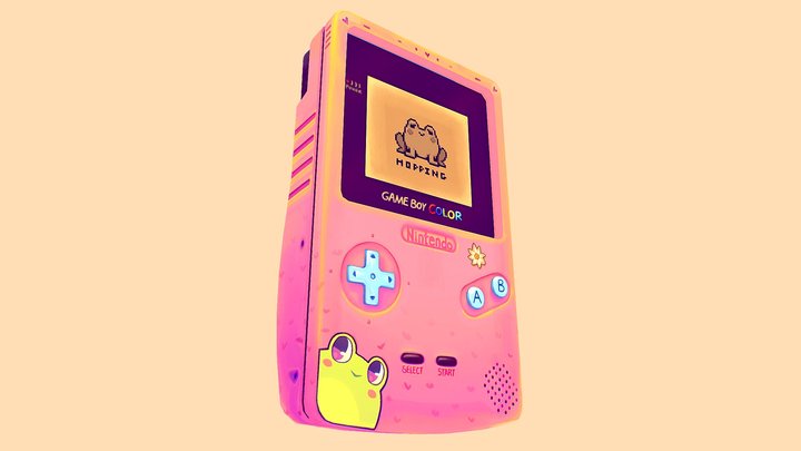 Gameboy Challenge 3D Model