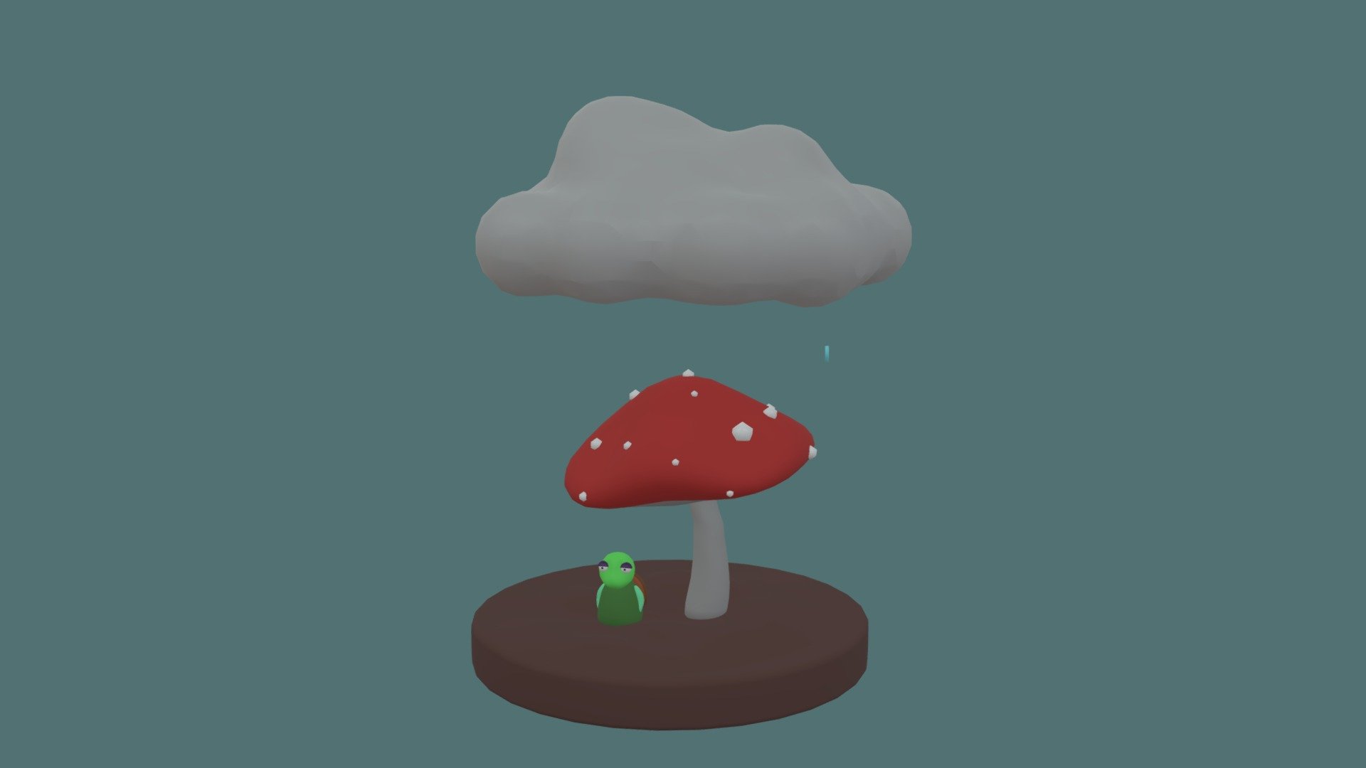 Sculptober, Day08, Rain