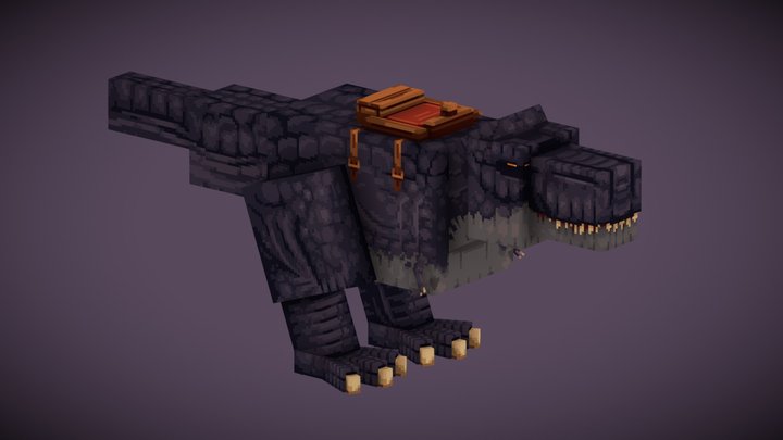 Blockbench T-rex 3D Model