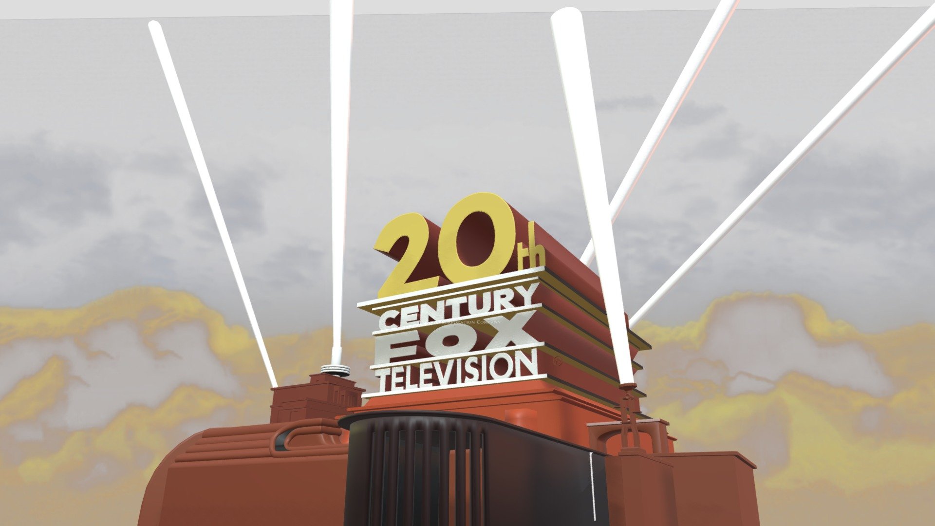 20th-century-fox-television-2007-logo-remake - Download Free 3D model ...