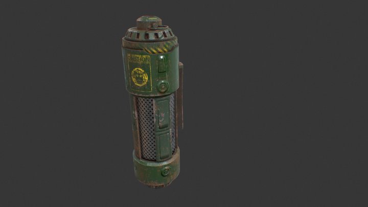 Gas Granade 3D Model