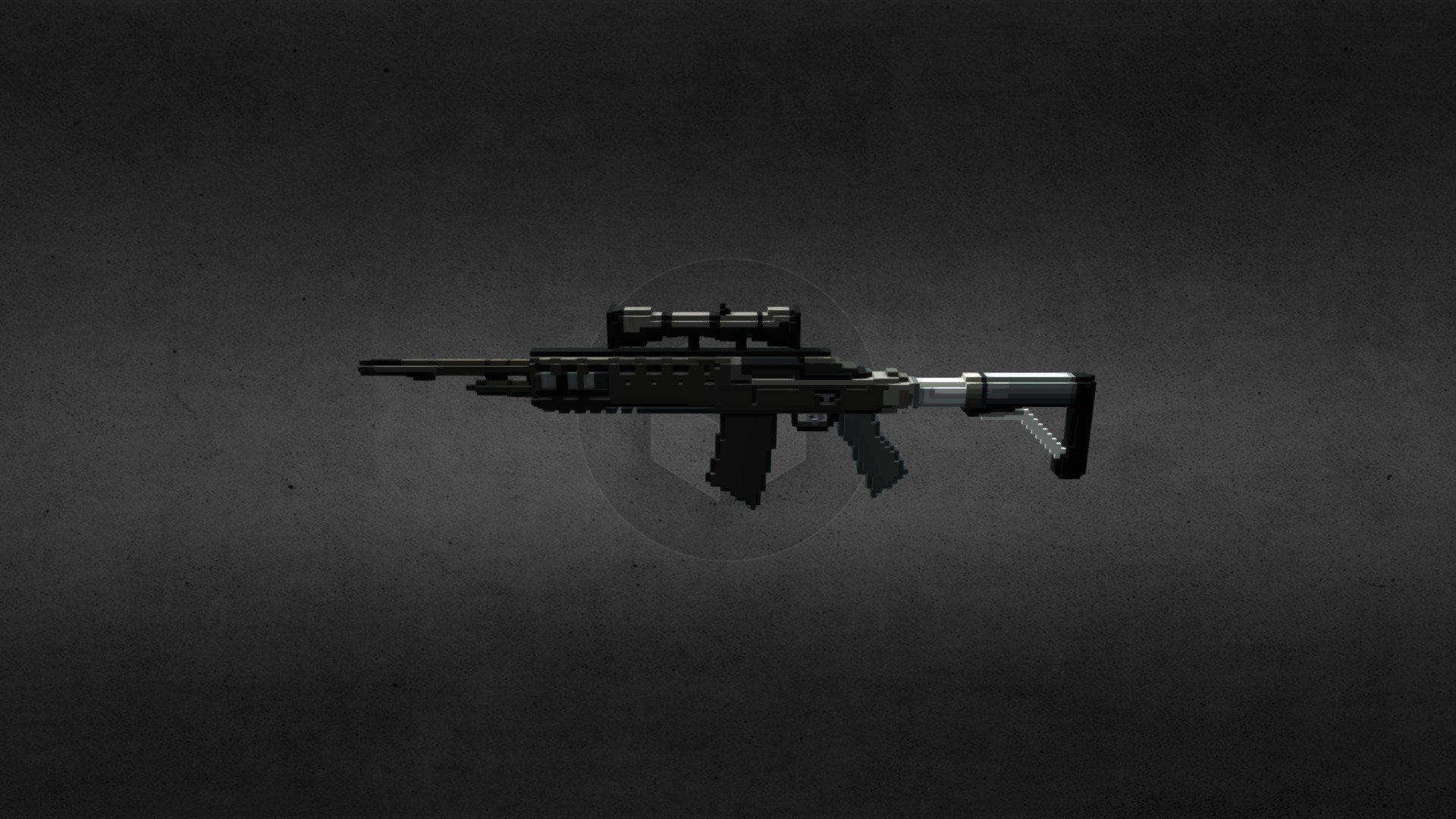 Marksman Rifle - 3D model by PokeTheEye [aef364f] - Sketchfab