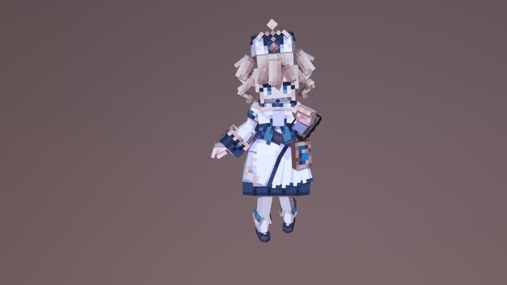 genshin babal 3D Model