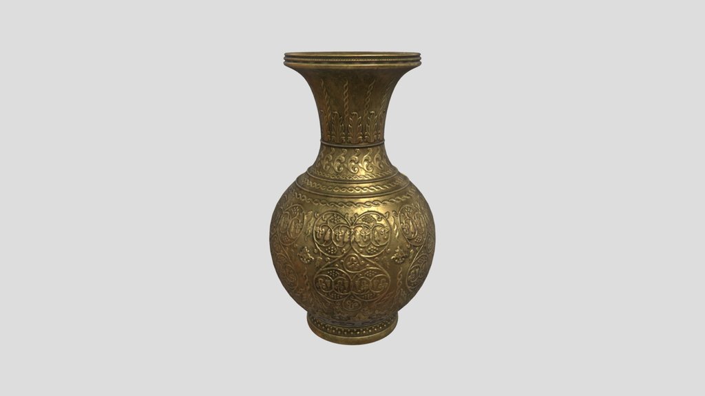 Old Brass Vase