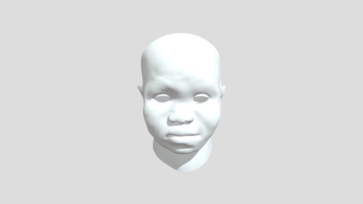 Self model face 3D Model