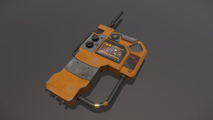 Sci-fi Detector 3D Model