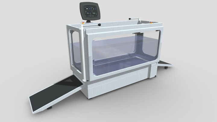 Veterinary Hydrotherapy Treadmill 3D Model