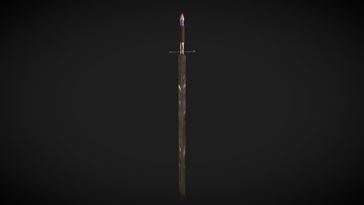 Basic Sword 3D Model