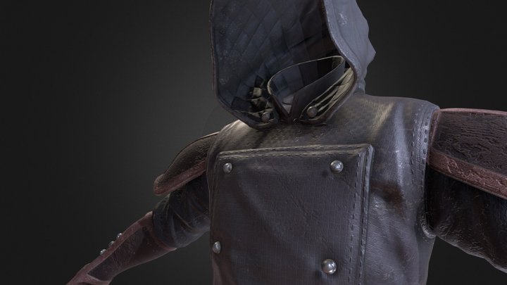 Amon's Jacket "The Legend of Korra" 3D Model