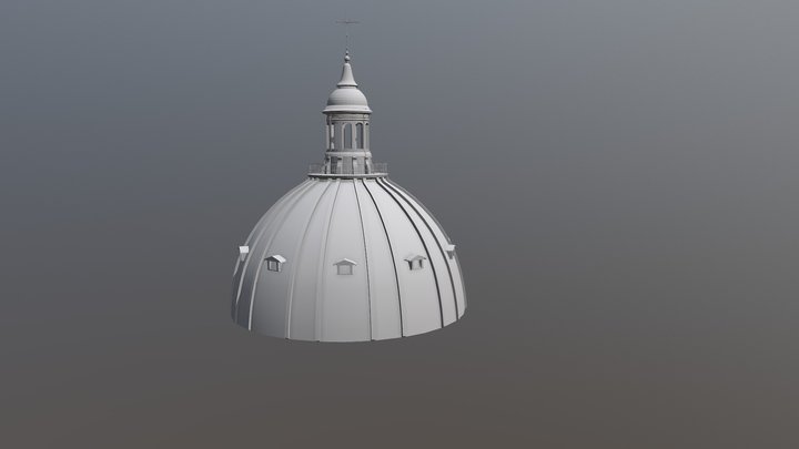 Dome FBX2 MikevdH 3D Model