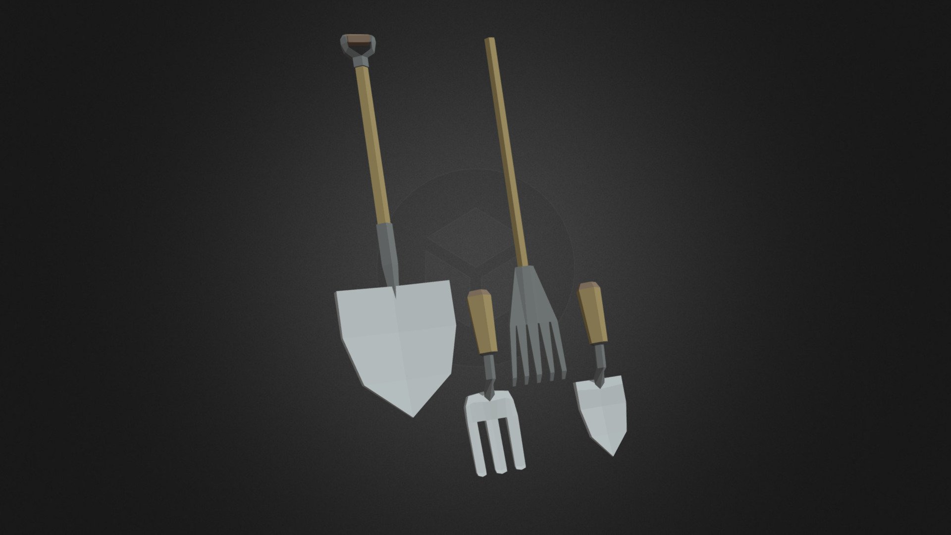Lowpoly Garden Toolset 1