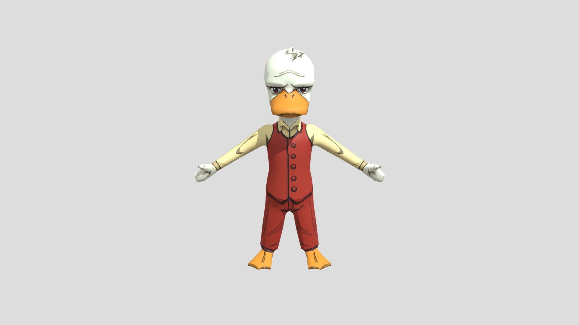 howard the duck - 3D model by Lau (@avocadolau) [aefea80] - Sketchfab
