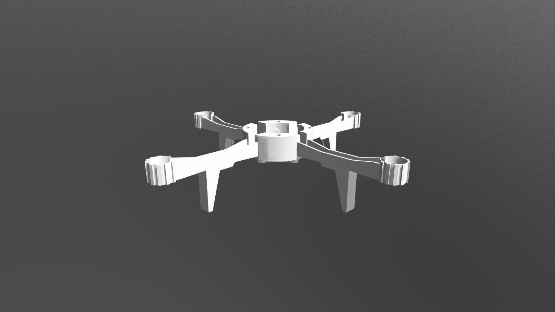 450 class quadcopter 3d printed (WIP) - Download Free 3D model by ...