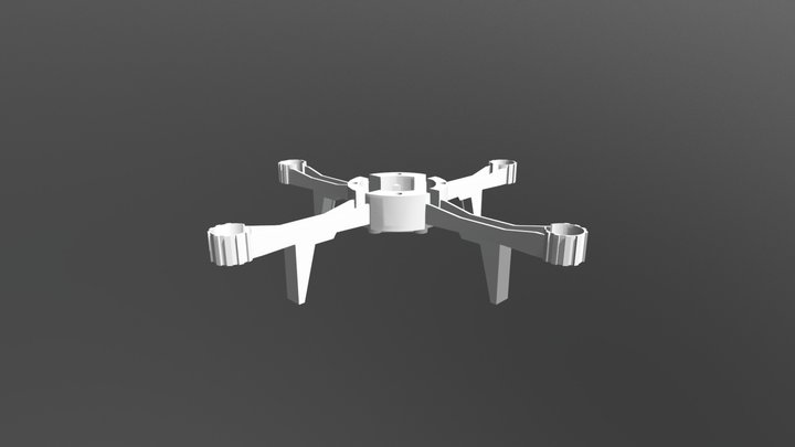 450 class quadcopter 3d printed (WIP) 3D Model