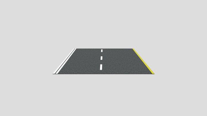MAG Yellow White Dash Double White Right 5m – Kostenloses 3D-Modell STL