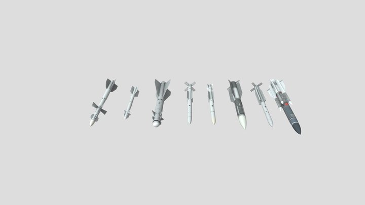 Russian weapon pack 3D Model