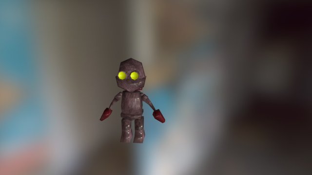 Rusty Robot 3D Model