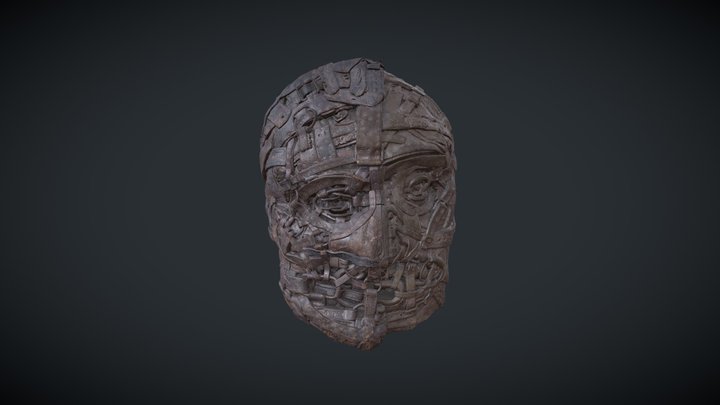 3D scanned sculpture: Persona Umbra X. 3D Model