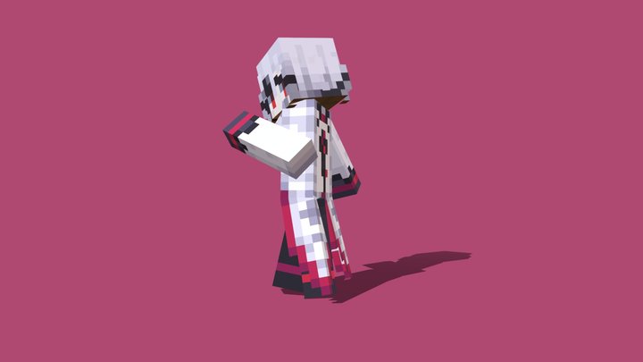 Arlechino Genshin Impact 3D Model