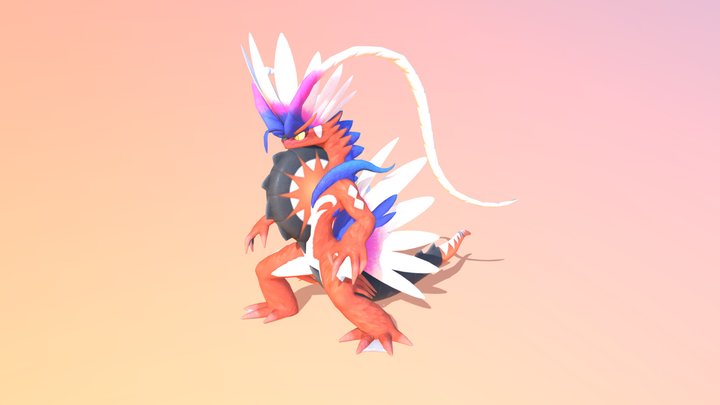 koraidon battle 3D Model