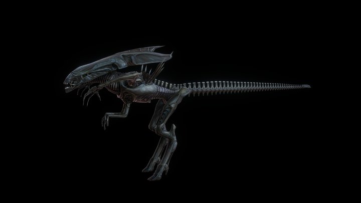 Aliens Queen 3D Model