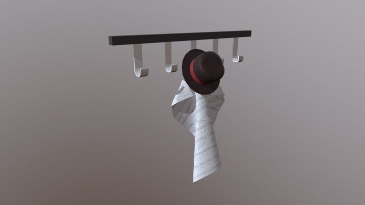 Coat hanger 3D Model