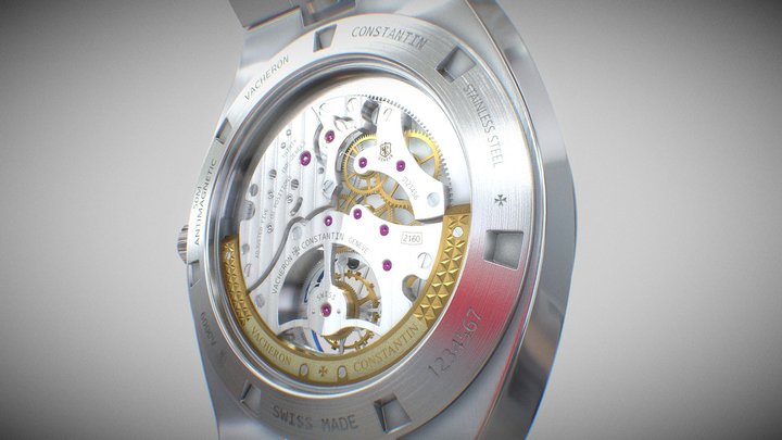 Vacheron Constantin - Overseas Tourbillon 3D Model
