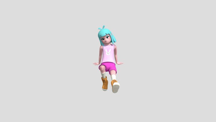 Sitting 3D Model