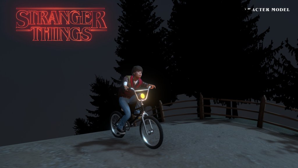 Stranger Things Models - A 3D model collection by paulelderdesign